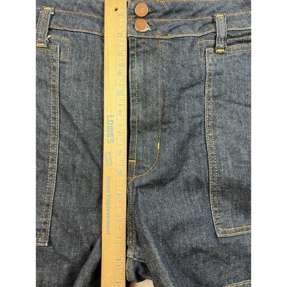 Pilcro Jeans Women's Size 33 The Skipper Wide Leg Patch Pocket Denim (36x29.5) - Picture 3 of 7